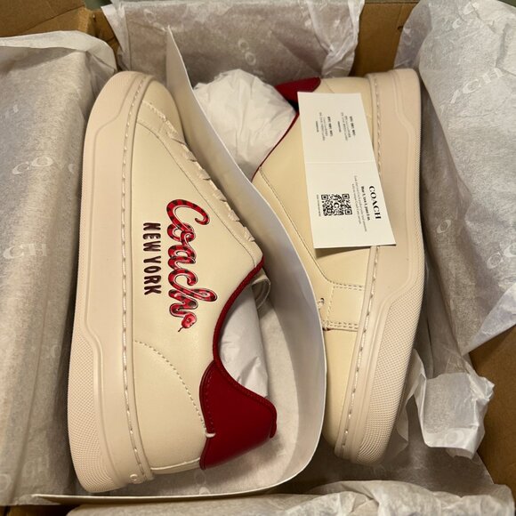 Coach New Year High Line Sneaker With Coach Snake Script - Picture 15 of 16